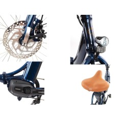 Bicicleta eléctrica IPeps Fold Up 5.1 Azul boreal - (20")