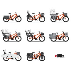 Bicicleta eléctrica Boost E EVO 4 Unisex - Naranja