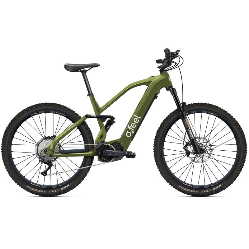 Amplitude AM Boost 4.1 Green Electric Mountain Bike - 27.5'' - E7000 - Size M