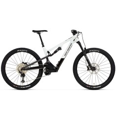 Bicicleta eléctrica de montaña Instinct Powerplay SL Alloy 30 - Blanco/Negro