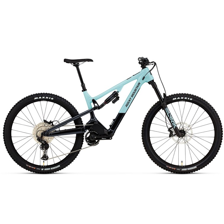 Bicicleta eléctrica de montaña Instinct Powerplay SL Alloy 50 - Azul/Negro