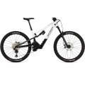 Bicicleta eléctrica de montaña Instinct Powerplay SL Carbon 50 - Blanco/Negro