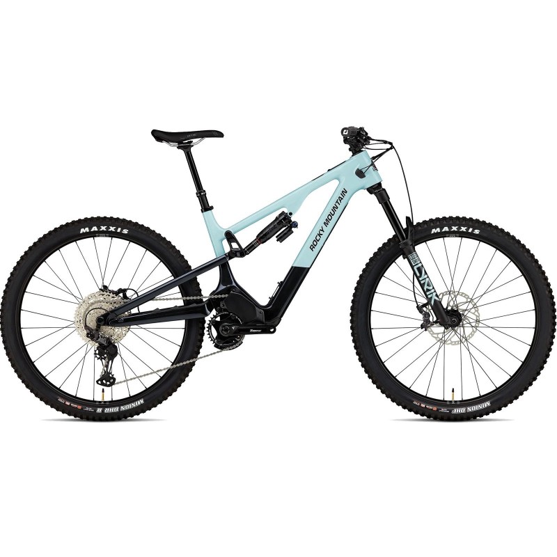 Bicicleta eléctrica de montaña Instinct Powerplay SL Carbon 50 - Azul/Negro