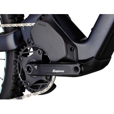 Bicicleta eléctrica de montaña Instinct Powerplay SL Carbon 70 - Blanco/Negro
