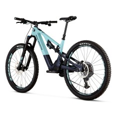 Bicicleta eléctrica de montaña Instinct Powerplay SL Carbon 70 - Azul/Negro