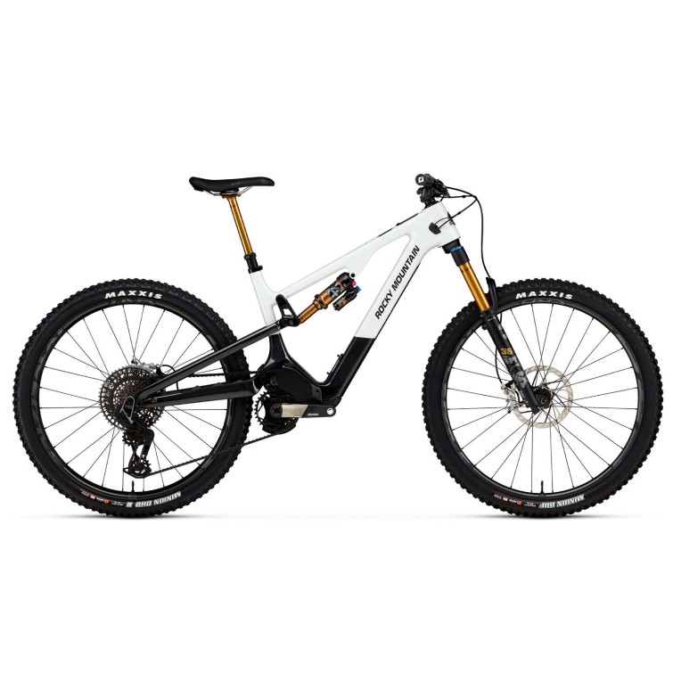 Instinct Powerplay SL Carbon 90 Electric Mountain Bike - White/Black
