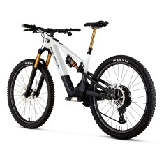 Bicicleta eléctrica de montaña Instinct Powerplay SL Carbon 90 - Blanco/Negro