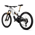 Bicicleta eléctrica de montaña Instinct Powerplay SL Carbon 90 - Blanco/Negro