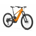 Bicicleta eléctrica de montaña Crafty Carbon S 29'' - Naranja atómico
