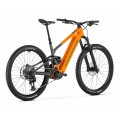 Bicicleta eléctrica de montaña Crafty Carbon S 29'' - Naranja atómico