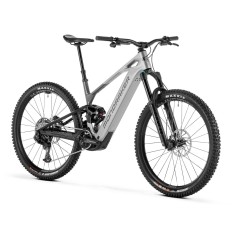 Bicicleta eléctrica de montaña Crafty Carbon R 29'' - Plata dorado