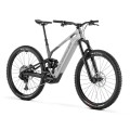 Bicicleta eléctrica de montaña Crafty Carbon R 29'' - Plata dorado