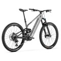 Bicicleta eléctrica de montaña Crafty Carbon R 29'' - Plata dorado
