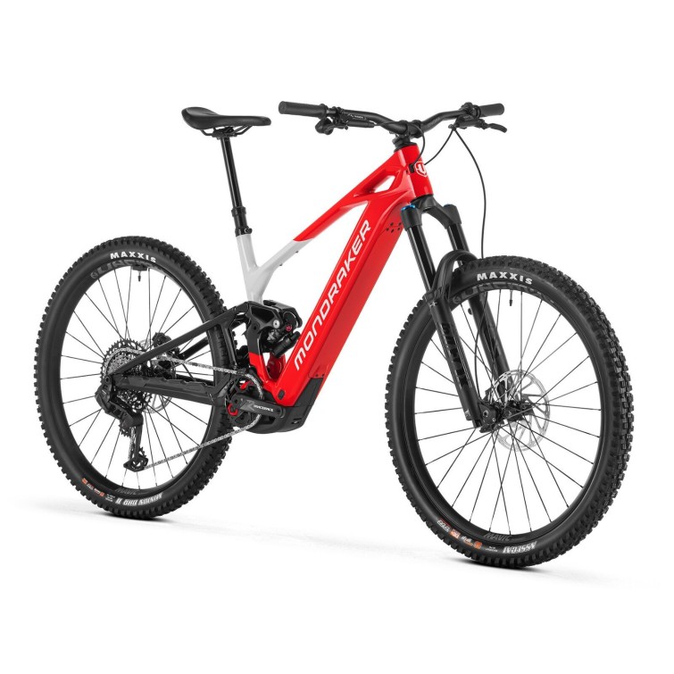 Bicicleta eléctrica de montaña Crafty Carbon R 29'' - Rojo chile