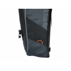 Alforjas para portabultos Miles Tarpaulin 34L negro/naranja