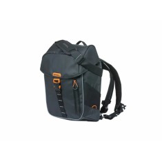 Sacoche de porte-bagages Miles Tarpaulin 17L Noir/Orange