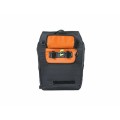 Bolsa para portaequipajes Miles Tarpaulin 17L Negro/Naranja