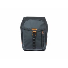 Sacoche de porte-bagages Miles Tarpaulin 17L Noir/Orange
