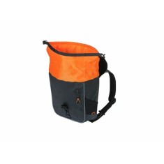 Sacoche de porte-bagages Miles Tarpaulin 17L Noir/Orange