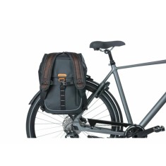 Miles Tarpaulin 17L Pannier - Black/Orange