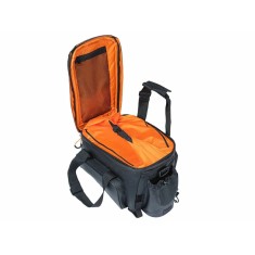 Bolsa trasera Miles Tarpaulin Trunkbag XL Pro impermeable 9-36L negro/naranja