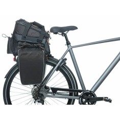 Bolsa trasera Miles Tarpaulin Trunkbag XL Pro impermeable 9-36L negro/naranja