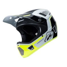Casco Scrub blanco y amarillo