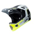 Casco Scrub blanco y amarillo