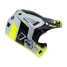 Casco Scrub blanco y amarillo