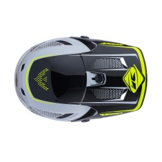 Casco Scrub blanco y amarillo