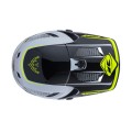 Casco Scrub blanco y amarillo