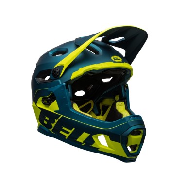 Bell Casque Super DH MIPS Bleu / Jaune - Purebike