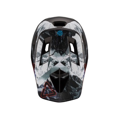 MTB Gravity 4.0 Helmet - Black / White Alpine