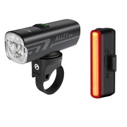 Pack de luz delantera Allty 600 y luz trasera Seemee 30