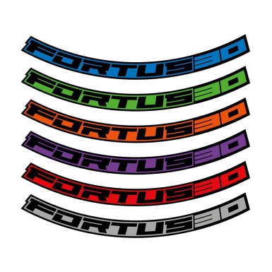 Kit Stickers pour jantes Fortus 30 - 29"