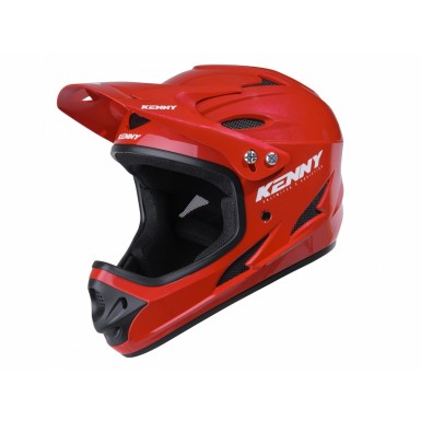 Casco Downhill Solid Rojo