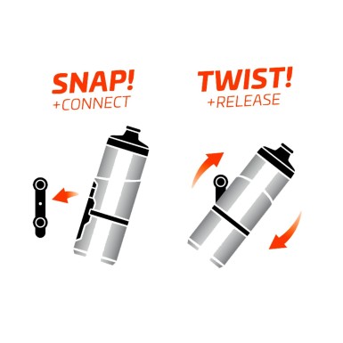 Fidlock Bidon Twist 600ml avec fixation magnétique - Purebike