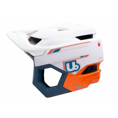 Casco Rascas - Artic Flare Blanco/Naranja