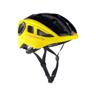 Casco Supacross Amarillo/Negro