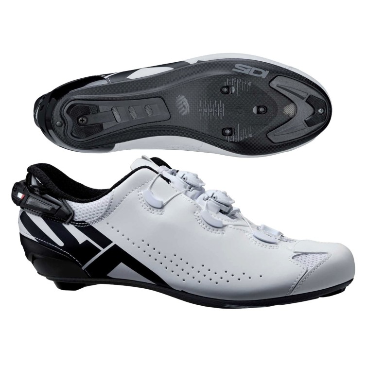Zapatillas de carretera SHOT 2S - Blanco/Negro