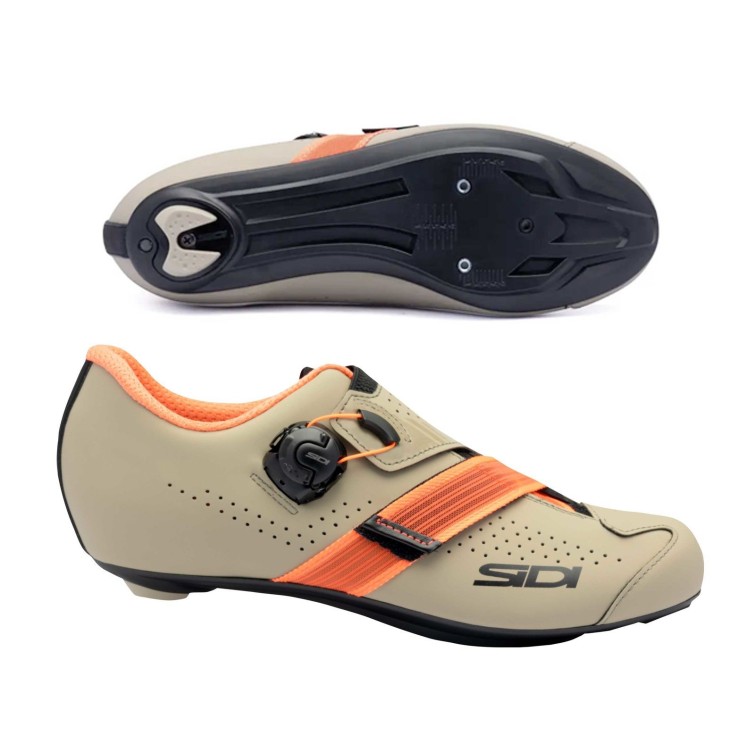 PRIMA Road Shoes - Beige/Coral