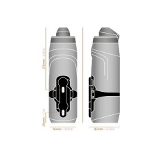 Bidón Twist de 800 ml con fijación magnética
