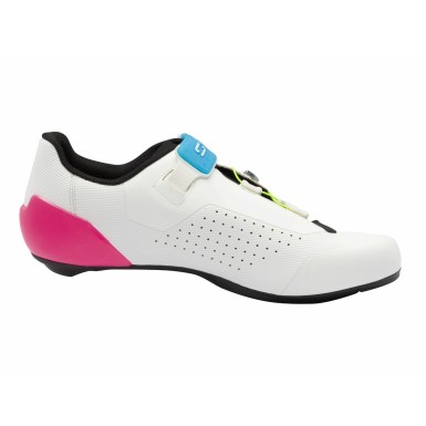 Zapatillas de carretera GENIUS X WYVE Blanco / Rosa fluorescente