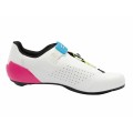 Zapatillas de carretera GENIUS X WYVE Blanco / Rosa fluorescente