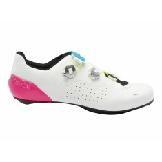Zapatillas de carretera GENIUS X WYVE Blanco / Rosa fluorescente