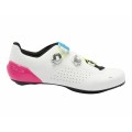 Zapatillas de carretera GENIUS X WYVE Blanco / Rosa fluorescente