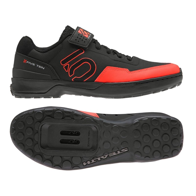 Kestrel Lace Shoes Black and Red