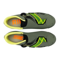 MTB Shoes AERTIS - Military Green/Yellow