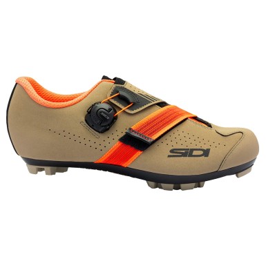 Zapatillas de MTB AERTIS para mujer - Beige/Coral