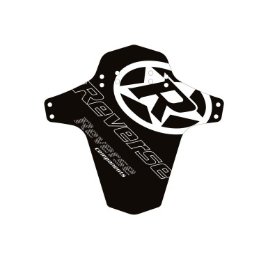 Guardabarros Logo Negro / Blanco